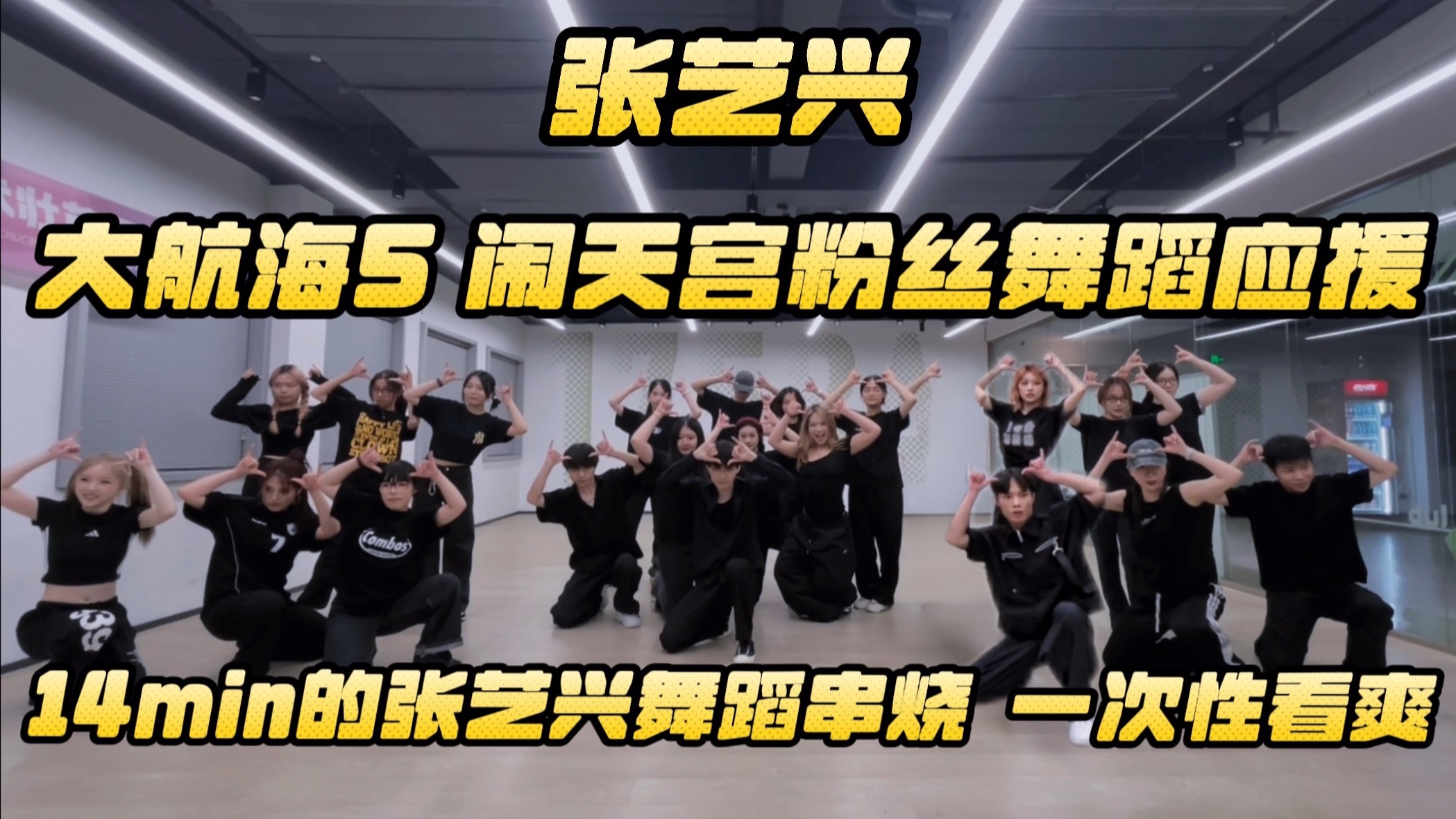 【14min的张艺兴舞蹈串烧】杭州莲池舞房大航海5·闹天宫粉丝
