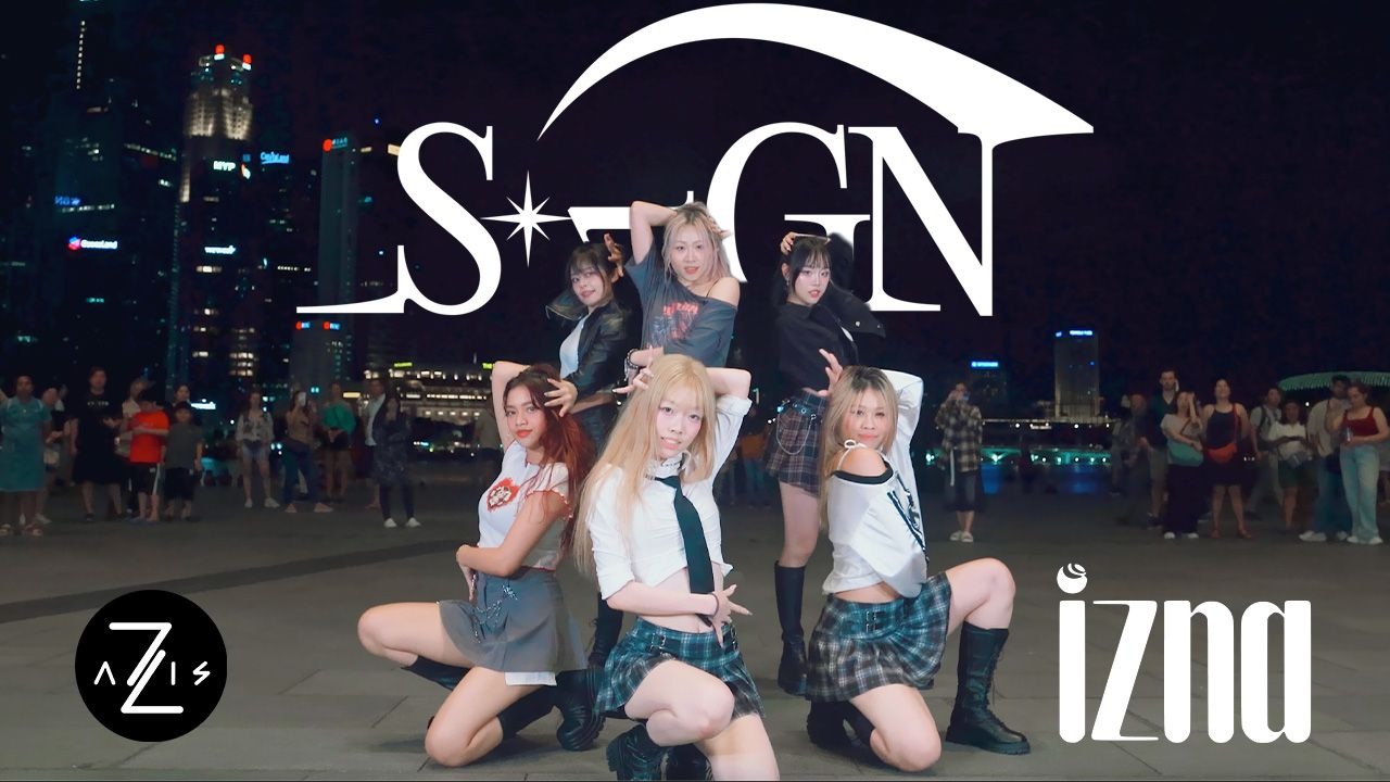 【Z轴舞团】izna仙曲回归！一镜到底路演翻跳izna首次回归曲sig
