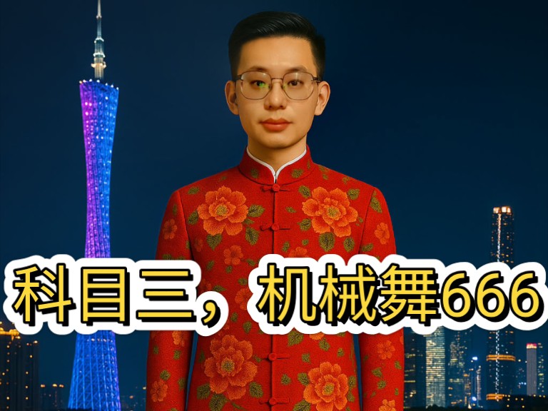 科目三，机械舞666！！