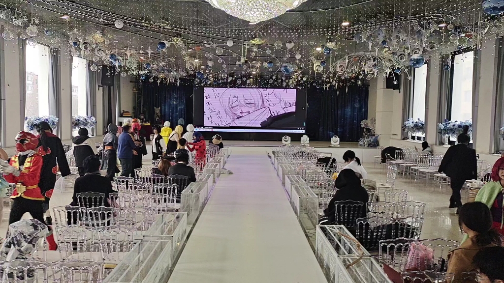 七台河奇漫2025年3月8号漫展-午间T台走秀