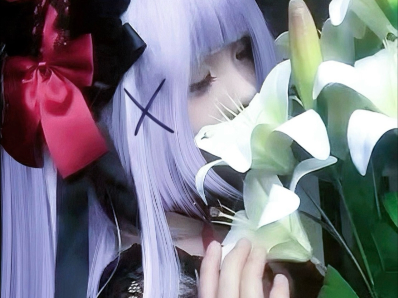 【真爱の百合は赤く染まる】本庄真奈美cos 真奈美 galgame