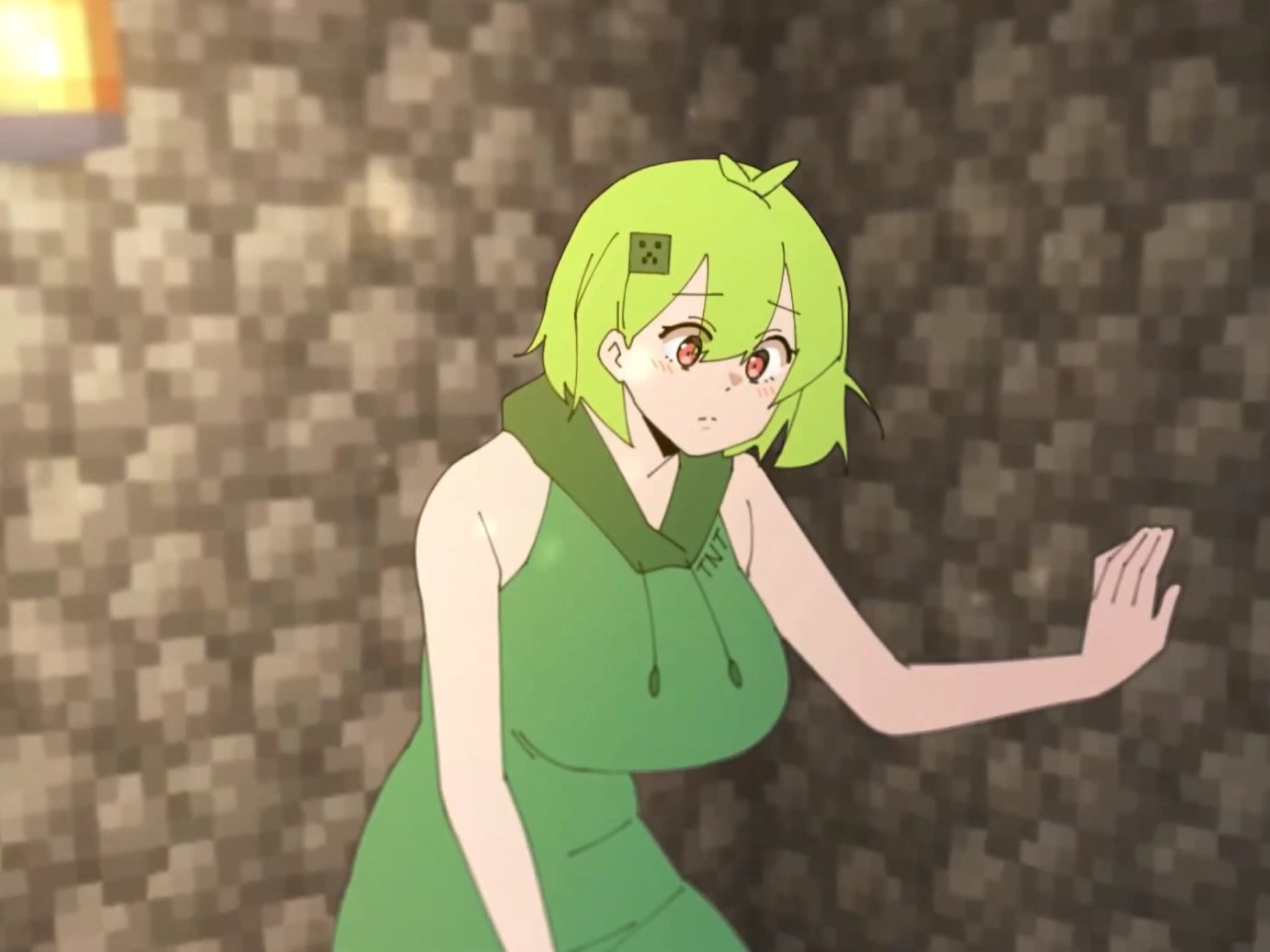 湿漉漉的苦力怕