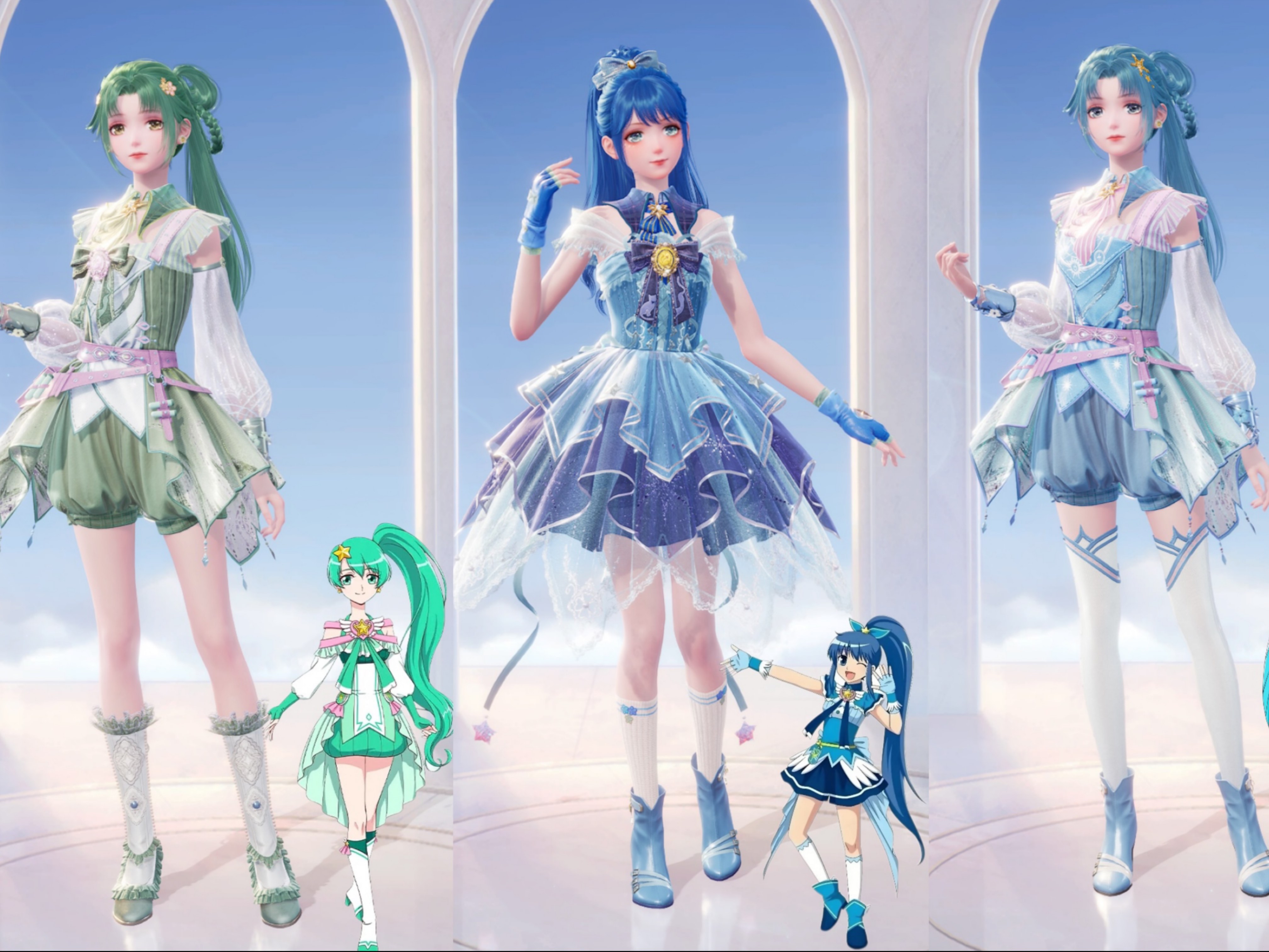 自己“联动”之巴啦啦小魔仙奇迹舞步