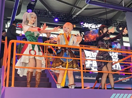 0014 ChinaJoy DNF手游展台  yasal 敬业的韩援coser小姐姐