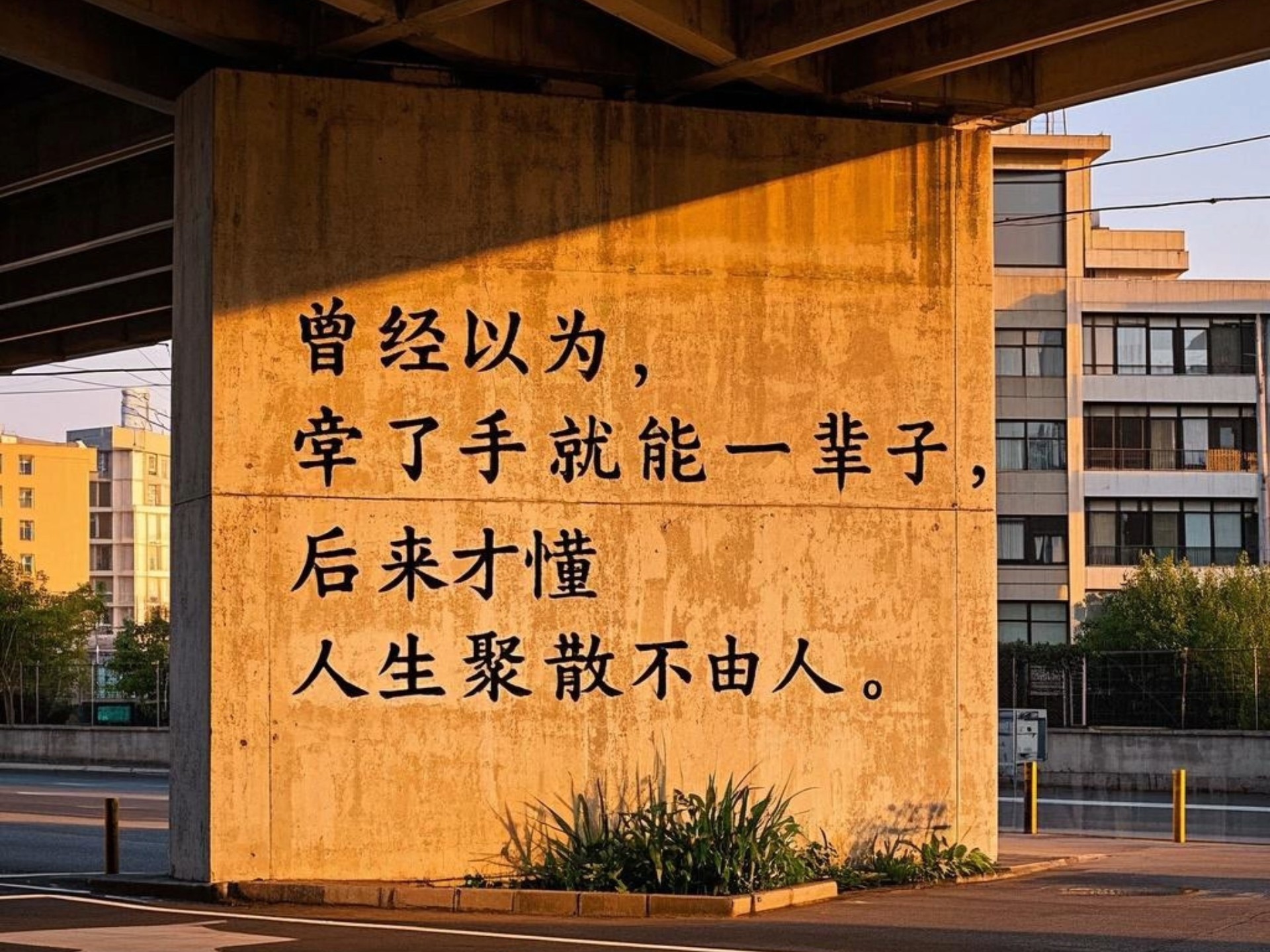 曾以为爱能战胜一切，直到现实让我们在熟悉的街头形同陌路。