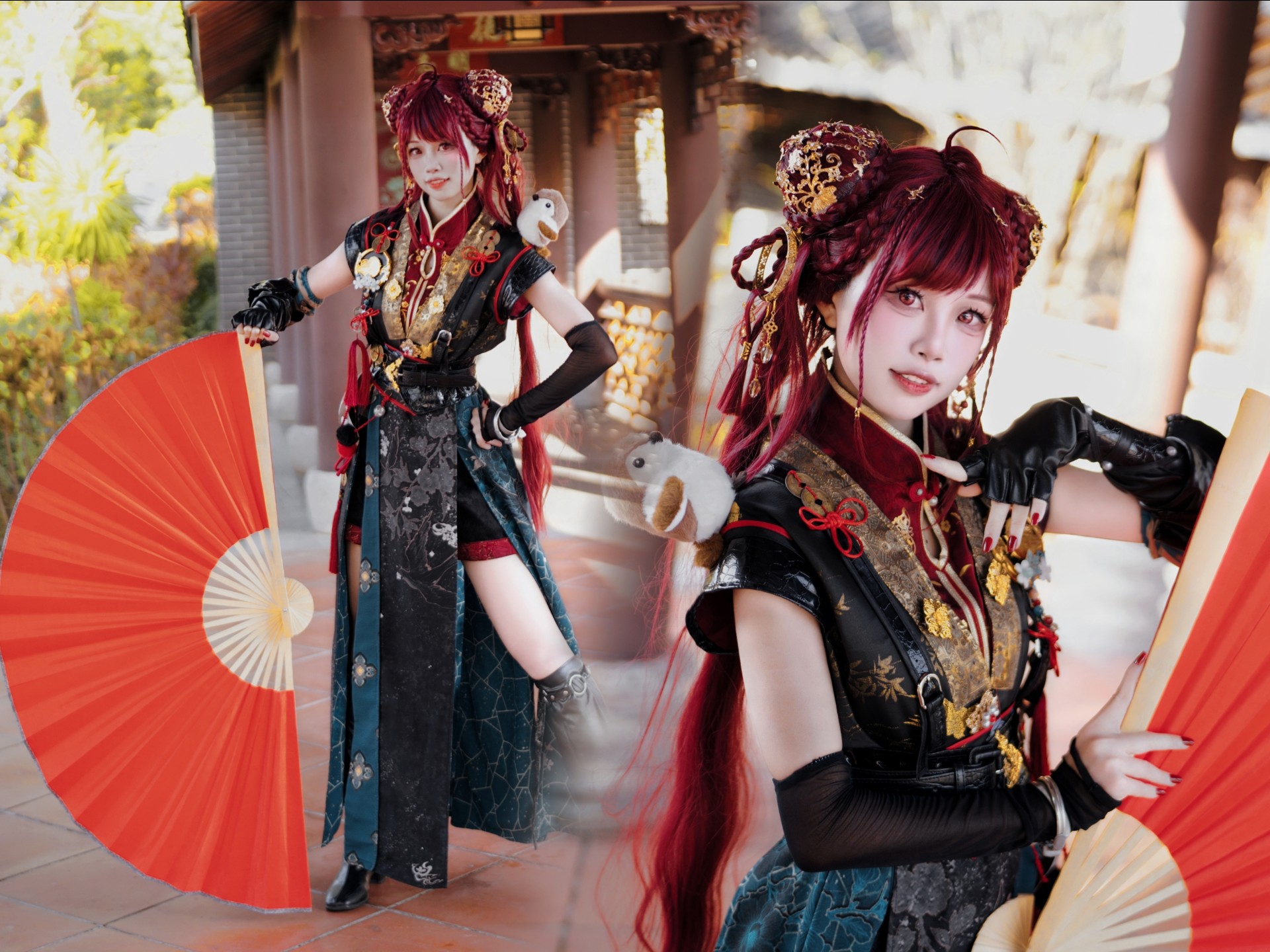 这小身板怎么抡得动巨扇跳寄明月？废话，我可是天下无敌