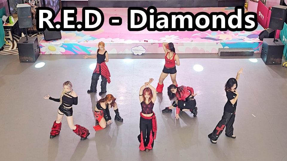 R.E.D-Diamonds翻跳直拍 2025.08.10Online Dance随机舞蹈广