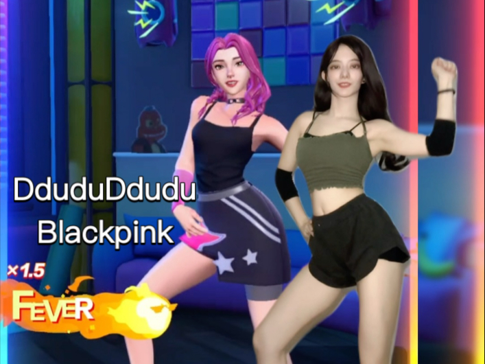 【舞力全开】和闺蜜跳舞跳到一半竟然穿越了！｜Ddududdudu-Black