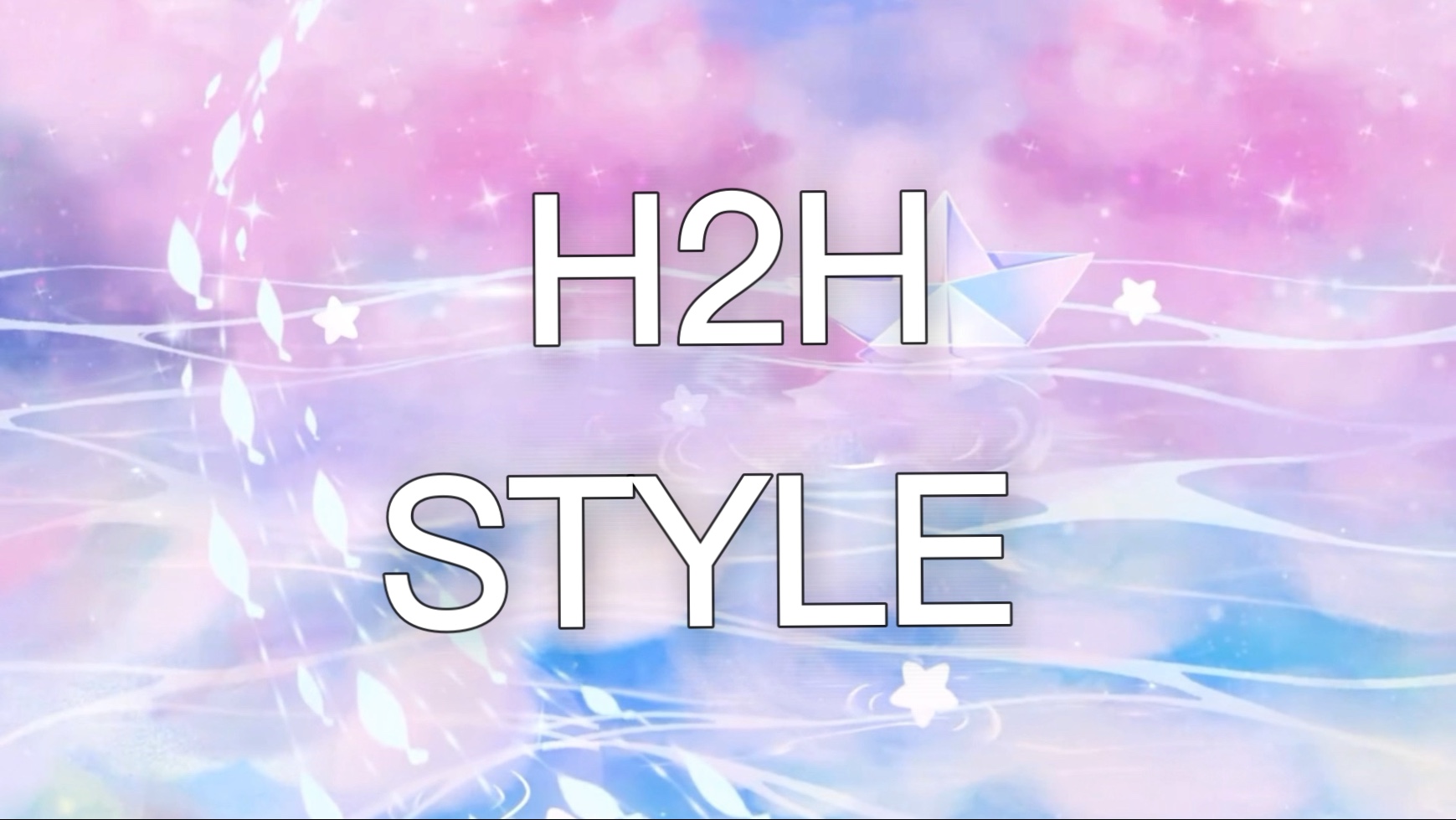 heart2heart《style》LED 蓝粉色系自剪 剪辑不易 路演要用的