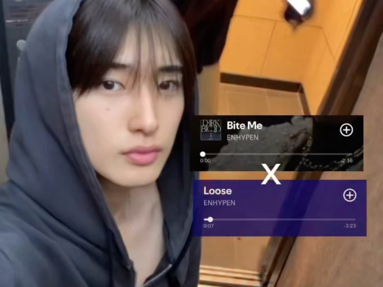 好听！把ENHYPEN-《Bite Me》&《Loose》混一起唱～