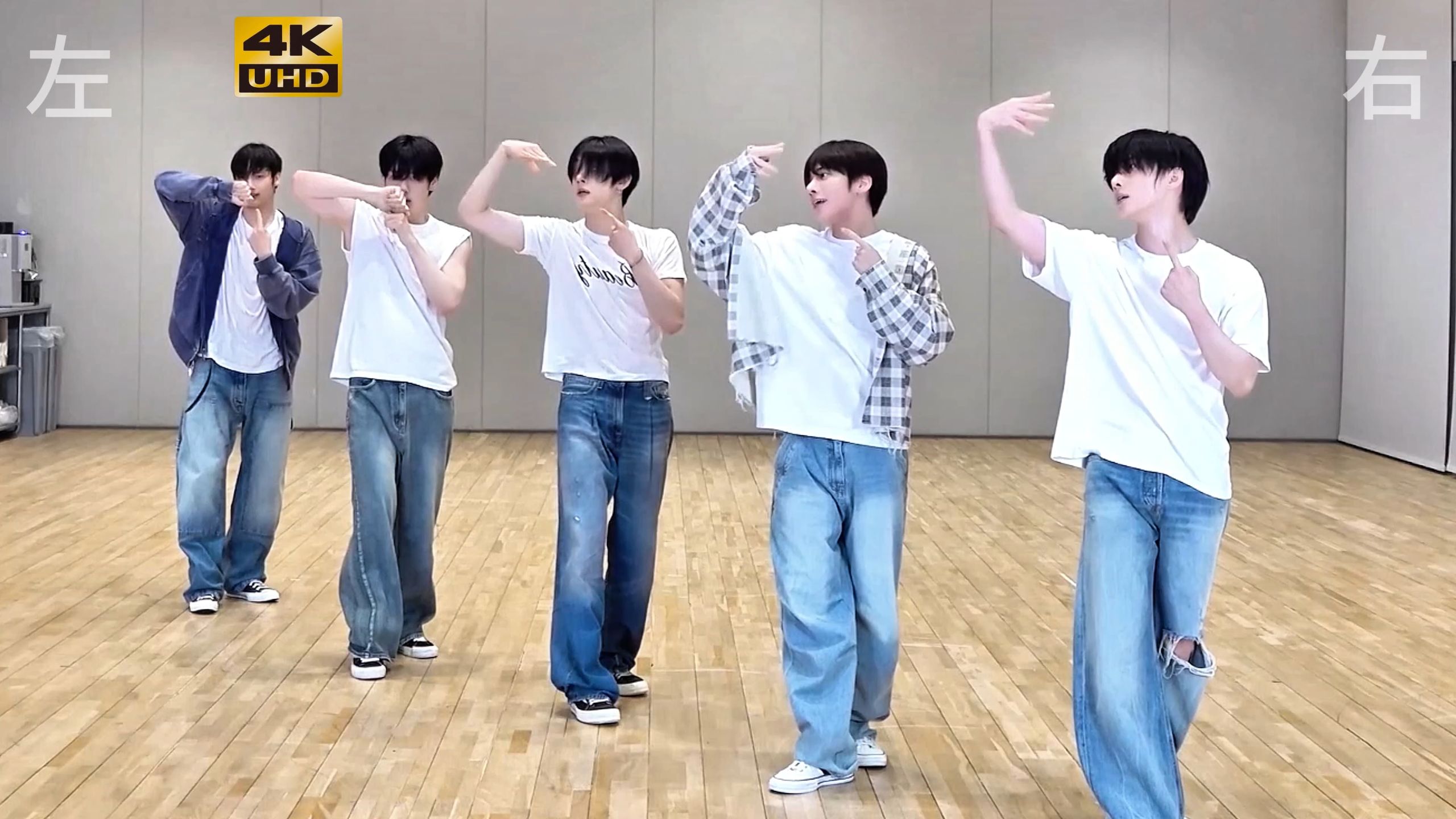 【4K练习室扒舞】TXT-Love Language练习室 画面放大 替音轨 