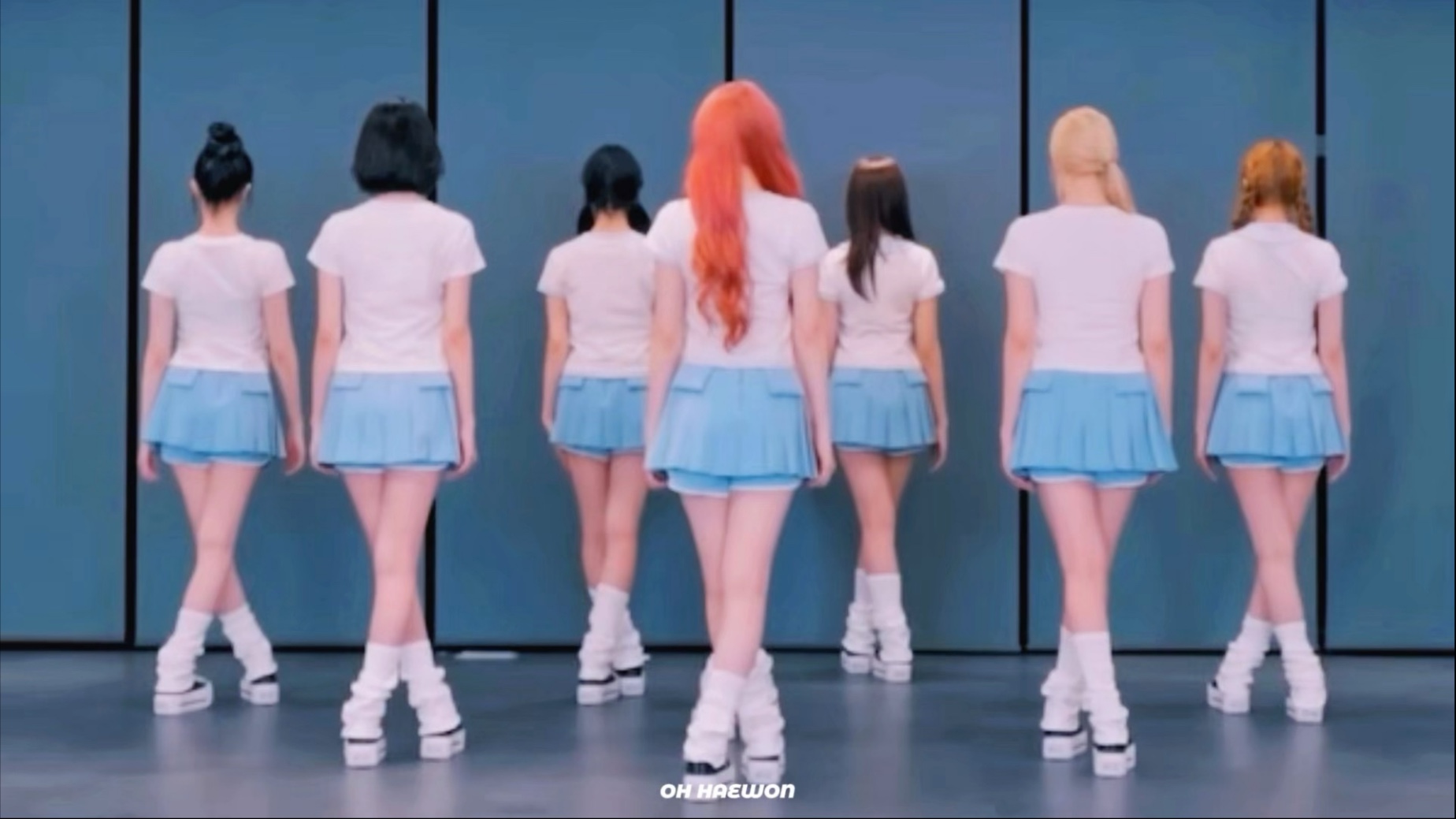 【Gee】Hearts2Hearts 翻跳 少女时代 完整版练习室直拍扒舞