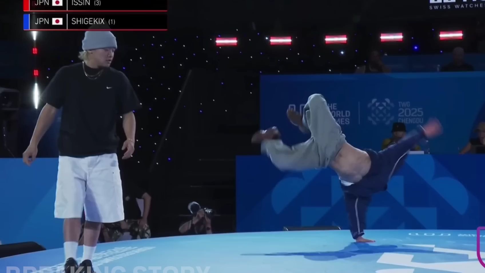 日本新生代Bboy Issin vs Shigekix Semifinal World Games 2