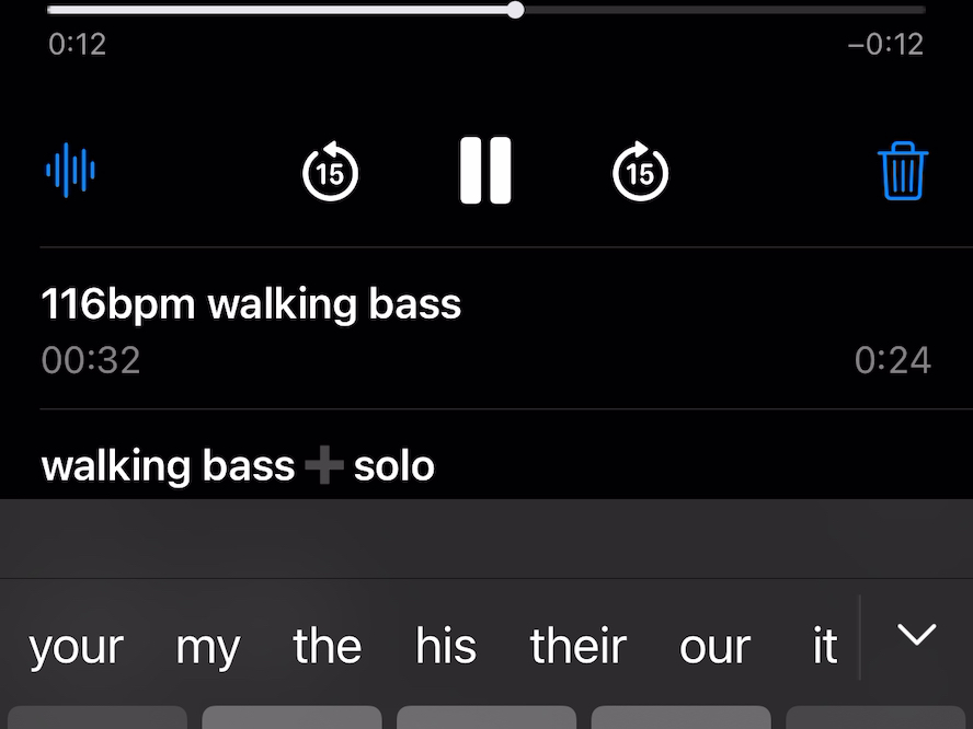 学习Jazz钢琴的第十五天
