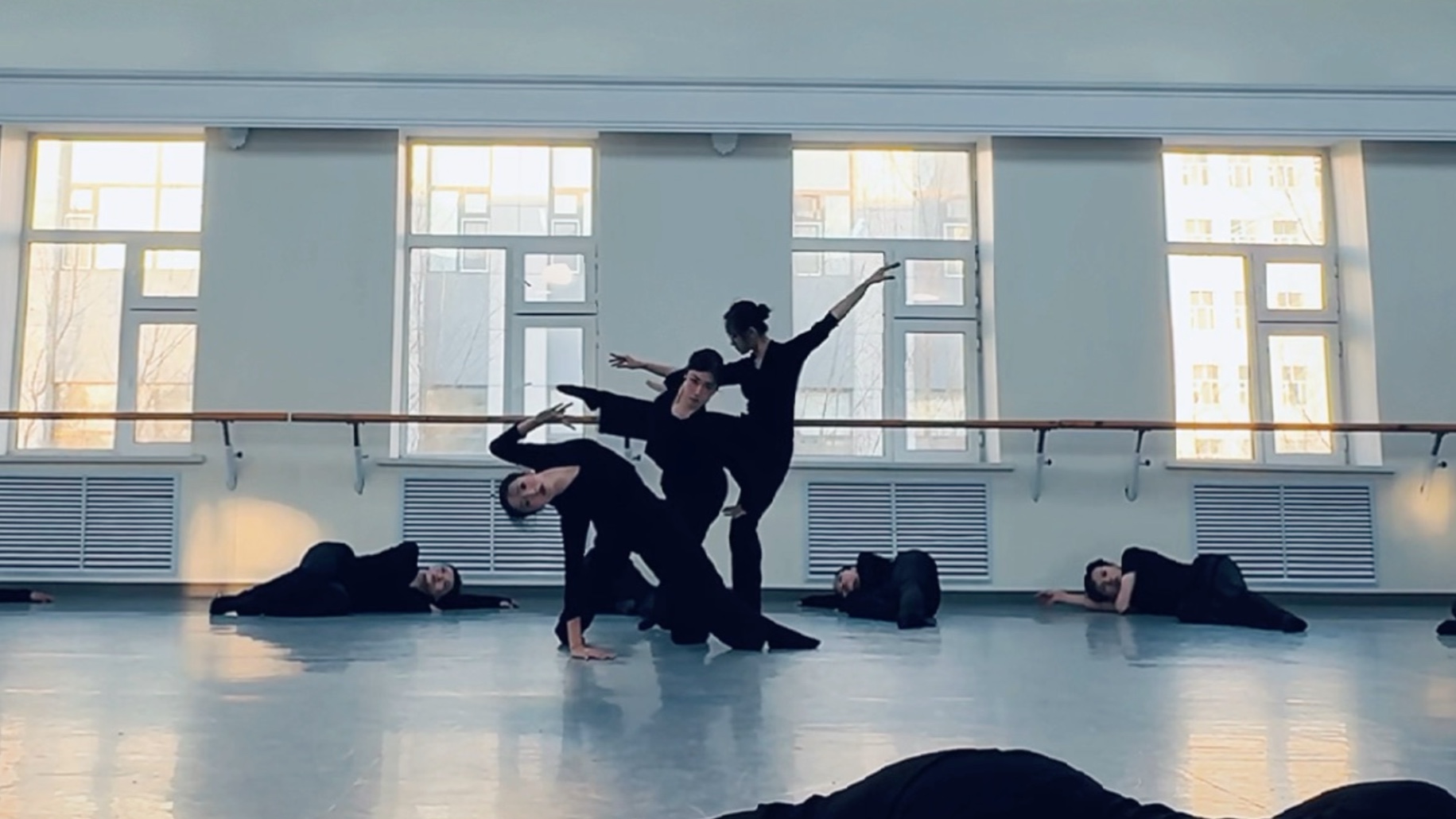 三人舞编舞技法作业｜造型连接