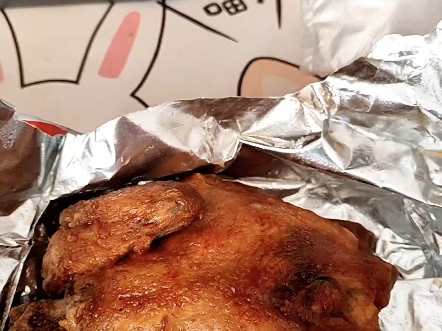 今日午餐：华莱士蜜汁全鸡套餐