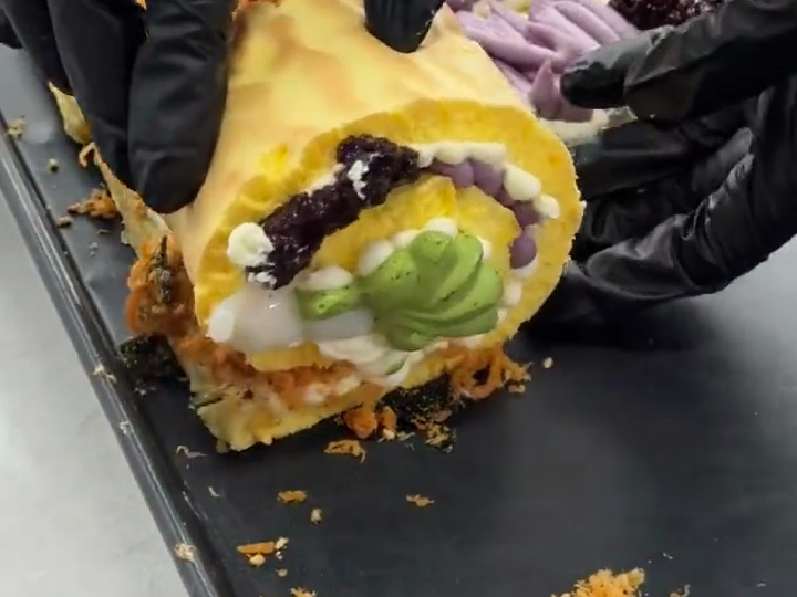 来一块香香软软的虎皮卷