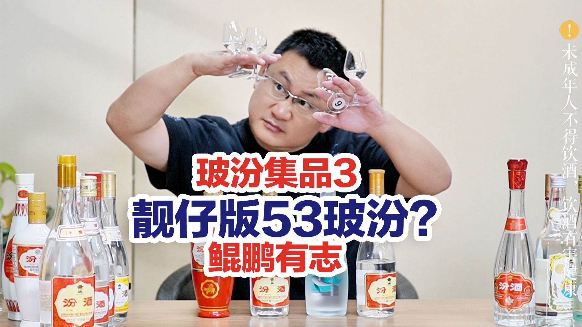 汾酒60元口粮酒对比：高颜值玻汾鲲鹏有志对比红瓷汾/53黄盖汾