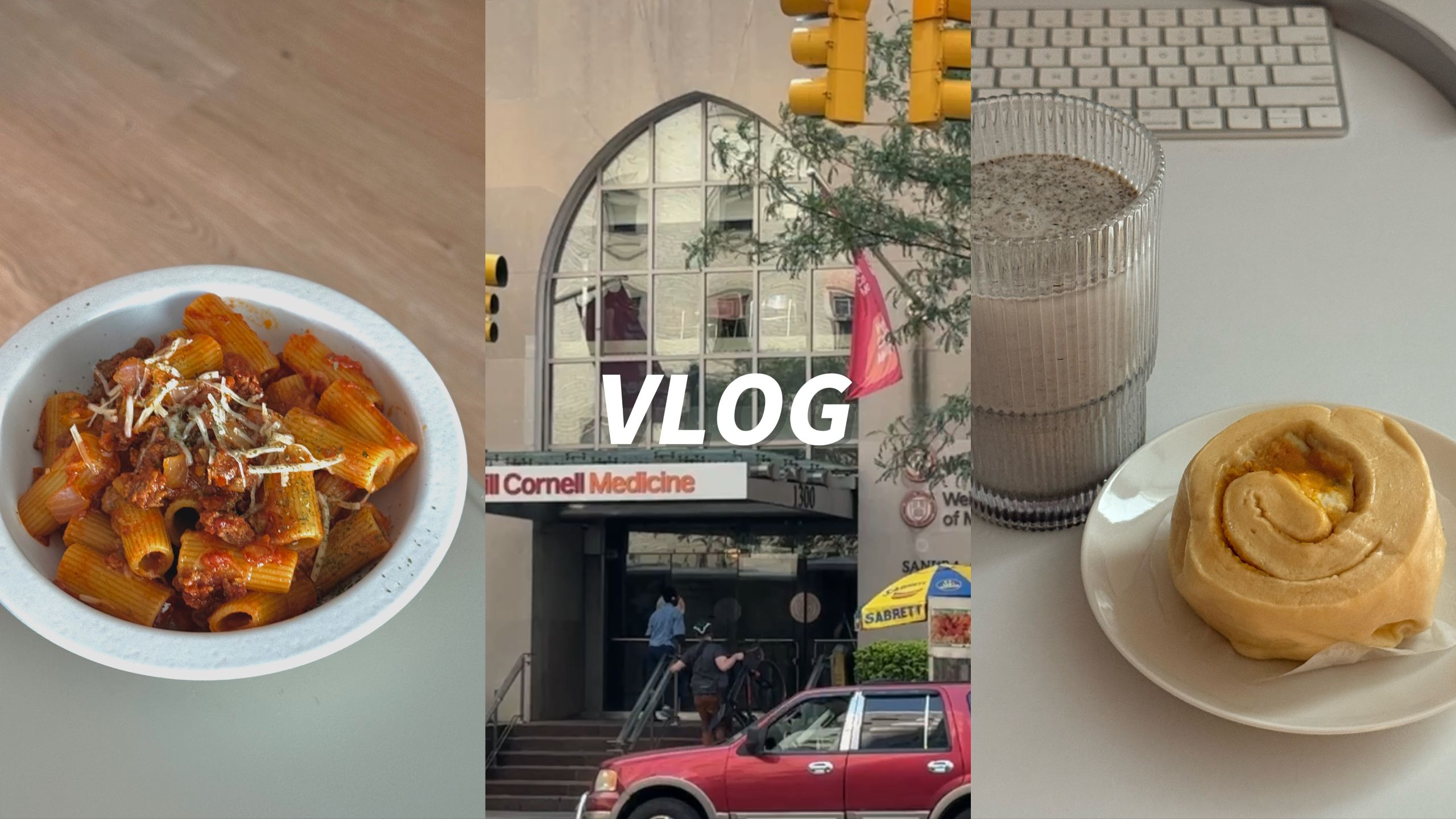 VLOG｜纽约独居日常/医院实习/一人食做饭/学舞/和朋友喝酒/菌