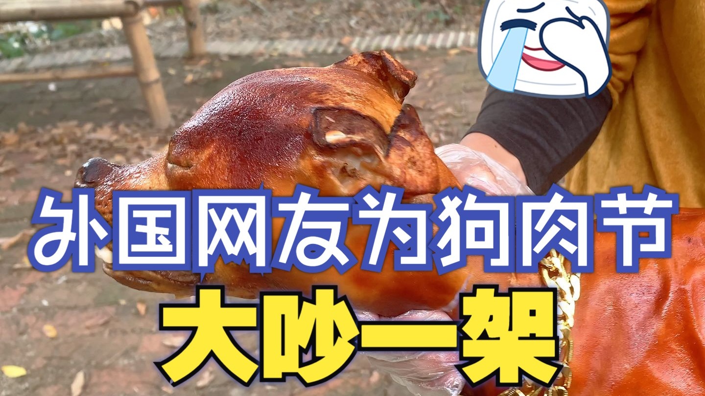 外国网友为狗肉节吵翻天