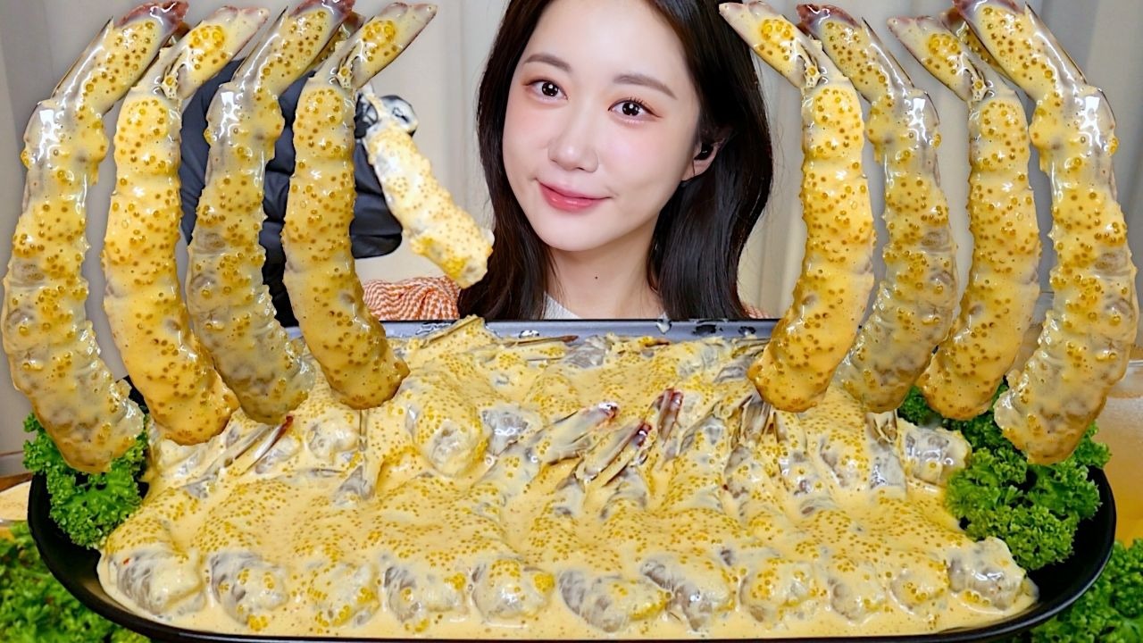 [ONHWA] 生虾＋飞鱼籽＋是拉差蛋黄酱 咀嚼音!