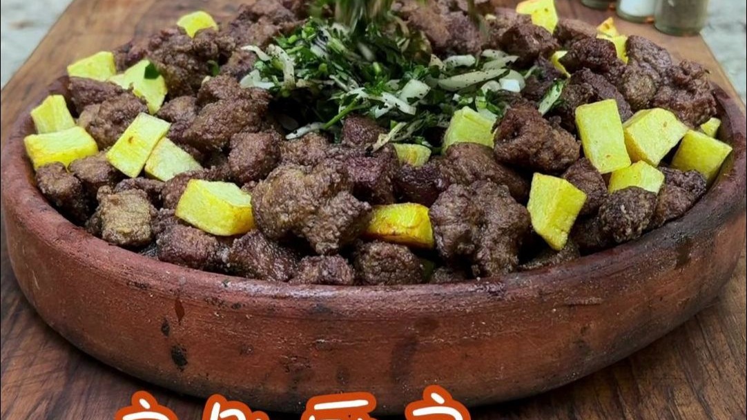 牛肉塔可+洋葱酿羊排+油炸猪肝