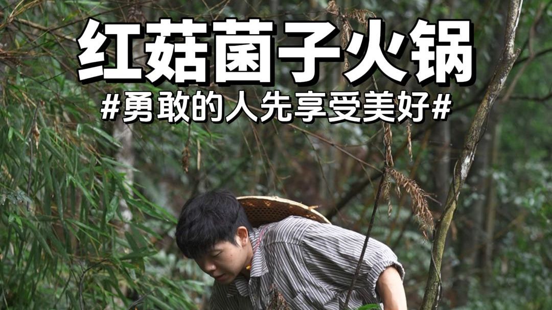 勇敢的人先享受“菌子火锅”的美味！今年的第一顿安排起来~