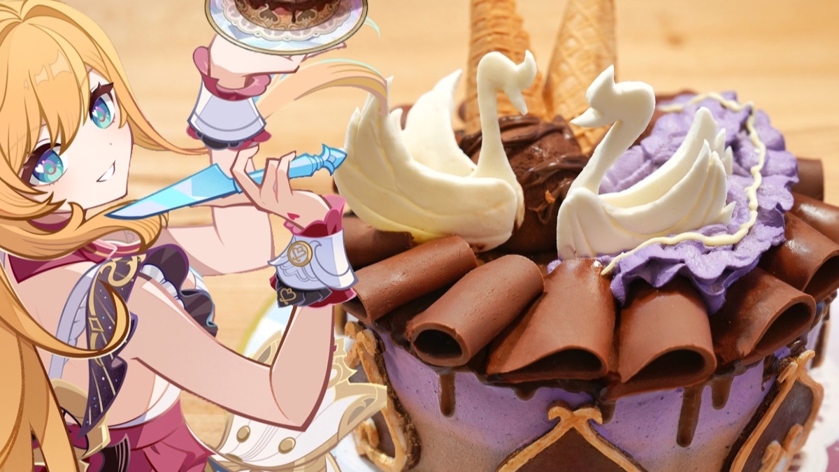 爱可菲的特色料理「德波大蛋糕·绚丽型」再現 【原神料理】