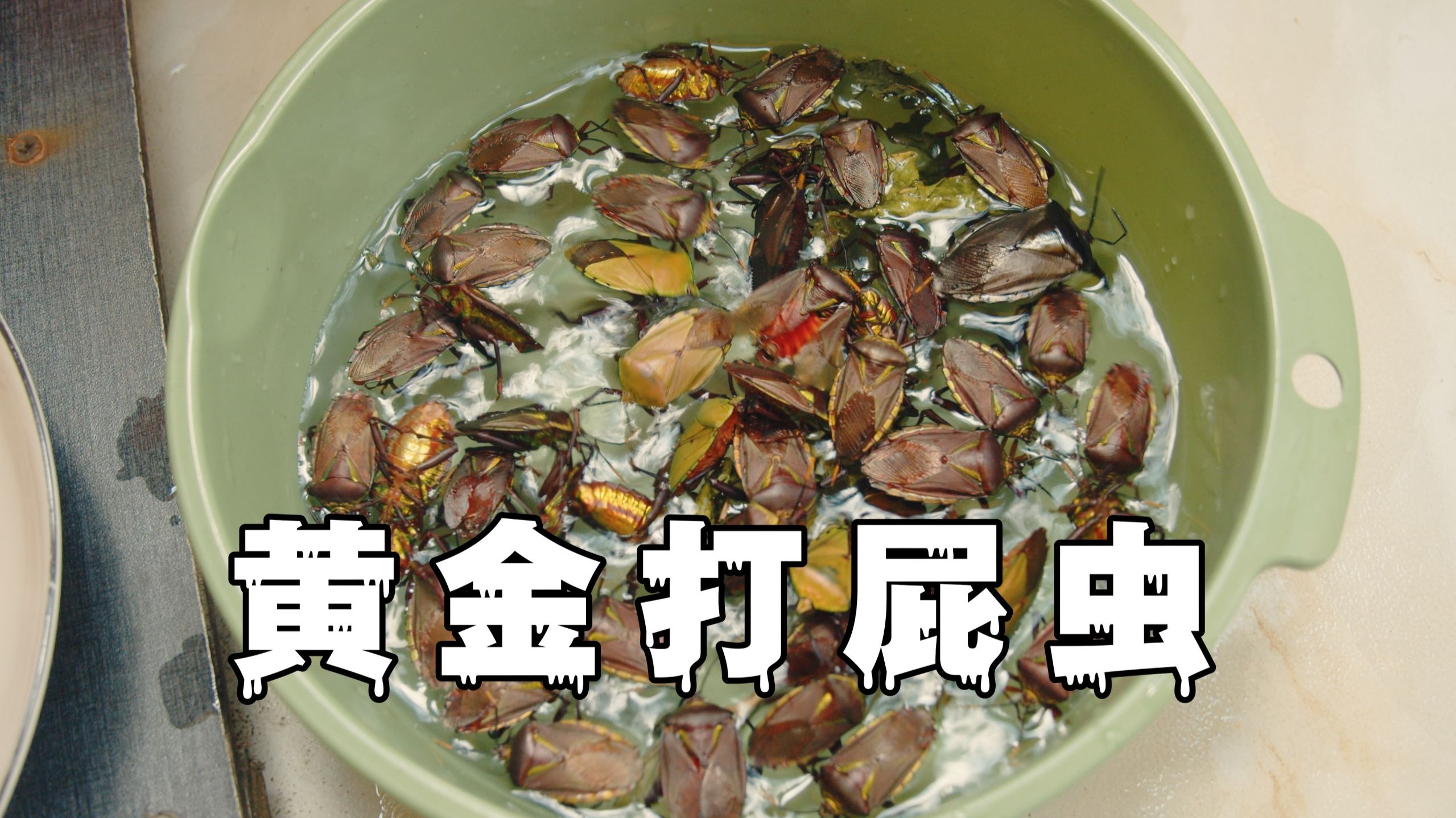 贵州硬核美食！“黄金打屁虫” 那滋味…