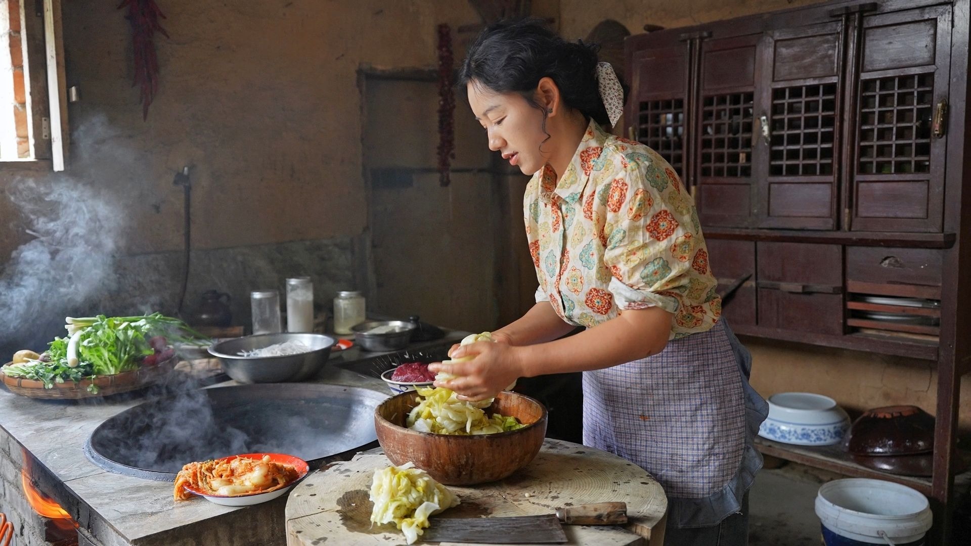 有朋友问泡菜除了配稀饭还能怎么吃，给你们看看我家的六种吃法