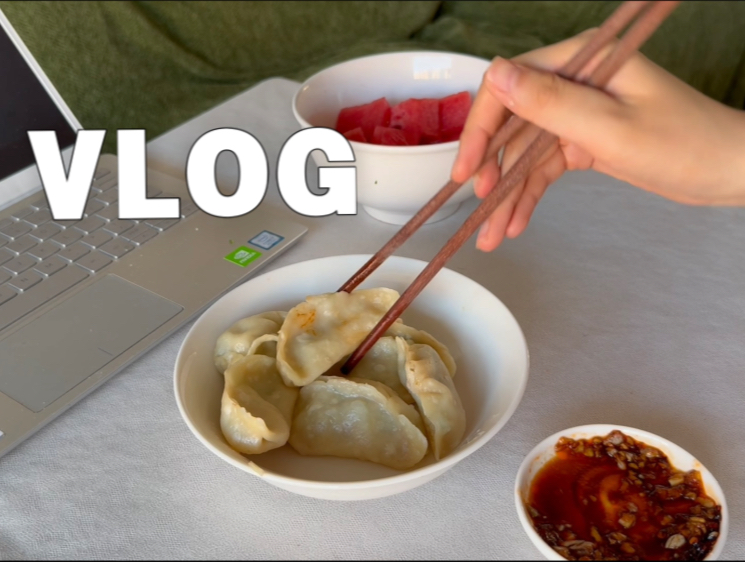Vlog8｜我独自生活在东北｜咱们一起包饺砸 粉条多多炒杂菜 虾仁