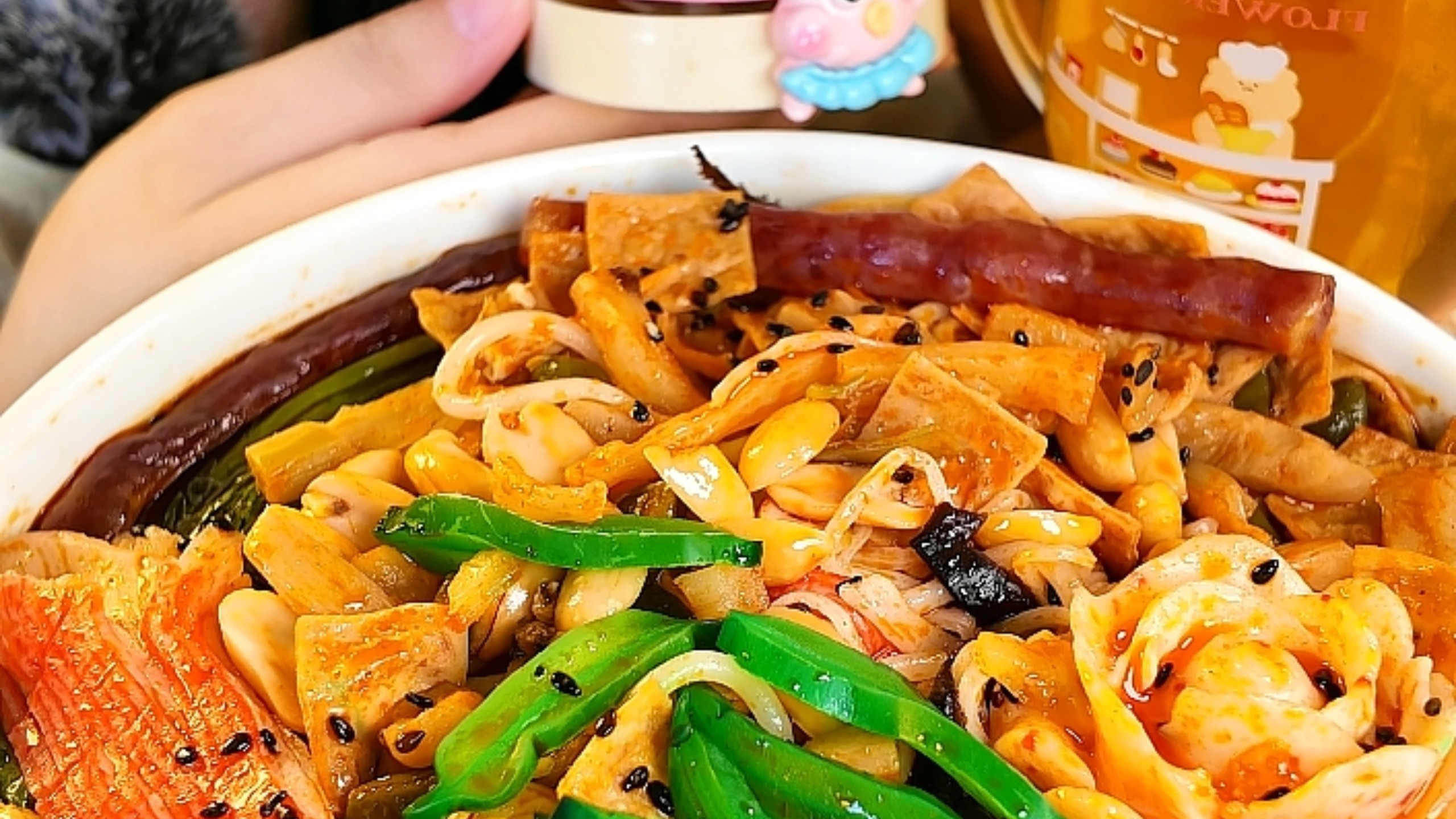 满满都是料的螺蛳粉❗❗❗蟹柳➕鞭炮笋➕毛肚➕鳕鱼玫瑰➕笋