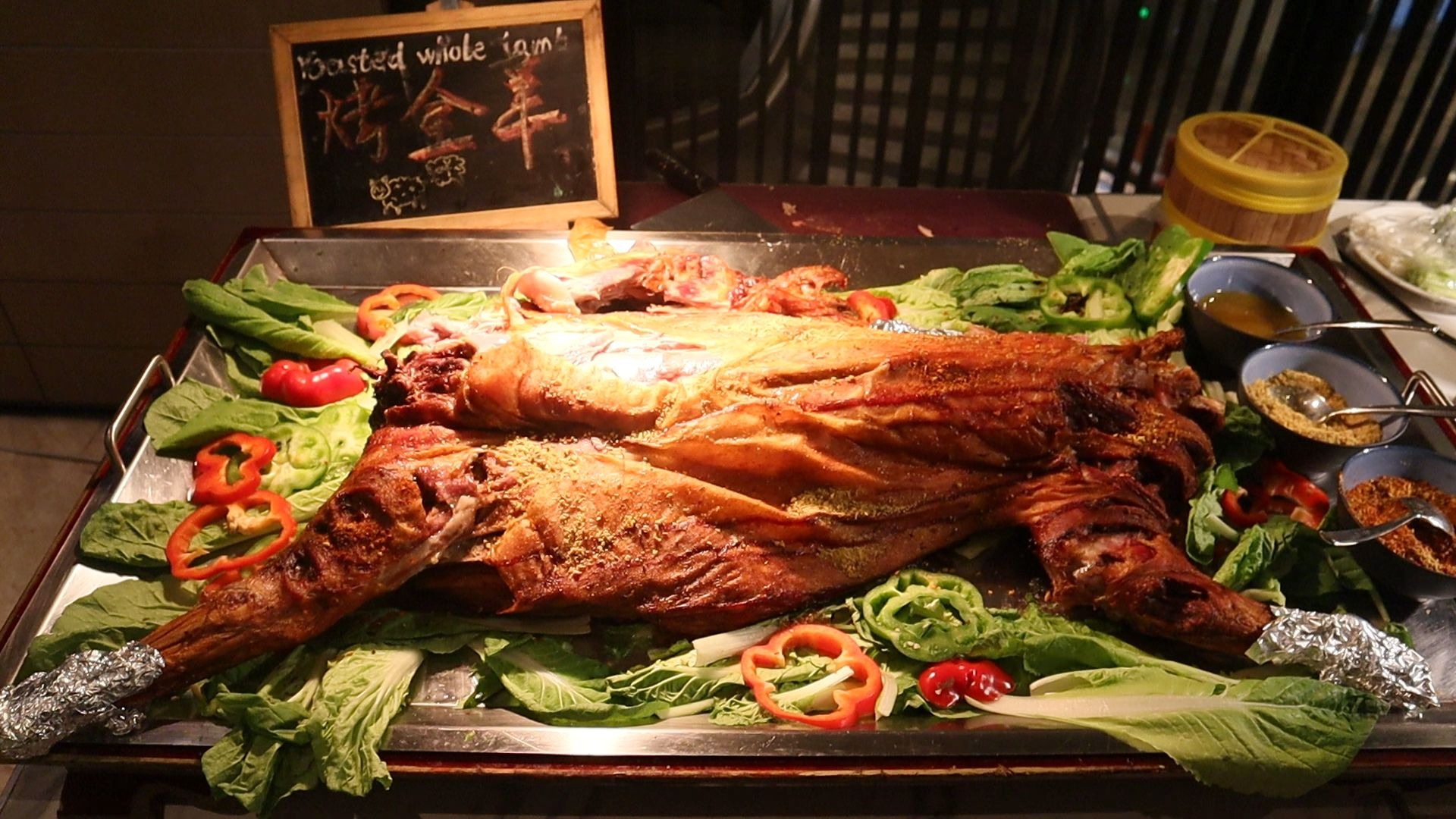 杭州268元一位玛皇生蚝烤全羊自助，舒服！