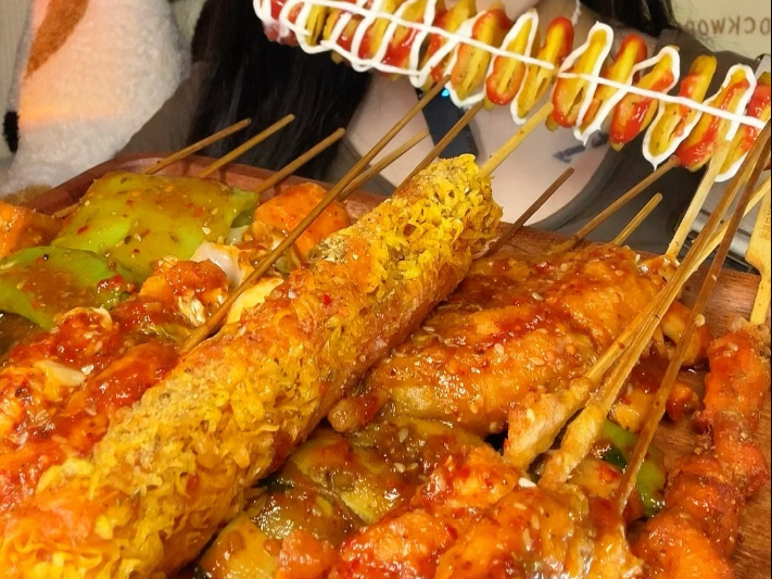 今日份 ‖ 酱多多炸串我可太爱了～