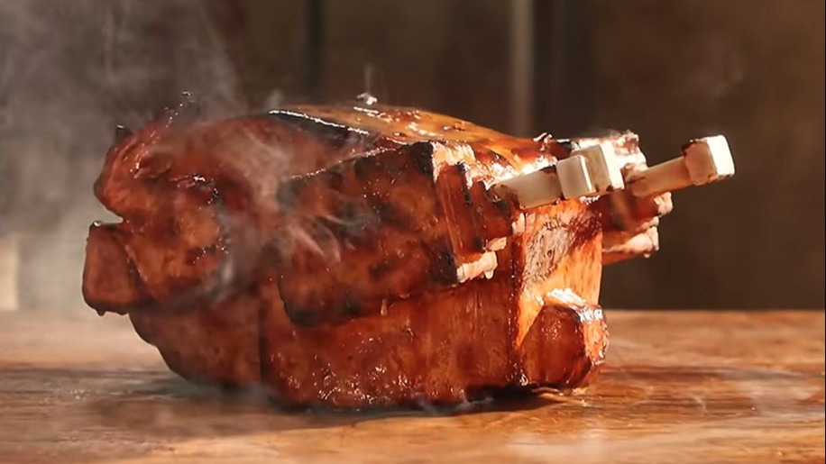 方形熔岩烤鸡，1:0.01还原复刻，没想到味道居然是