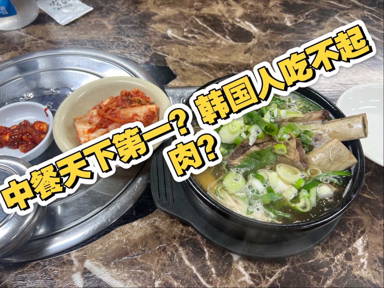 中餐天下第一？韩国人吃不起肉？
