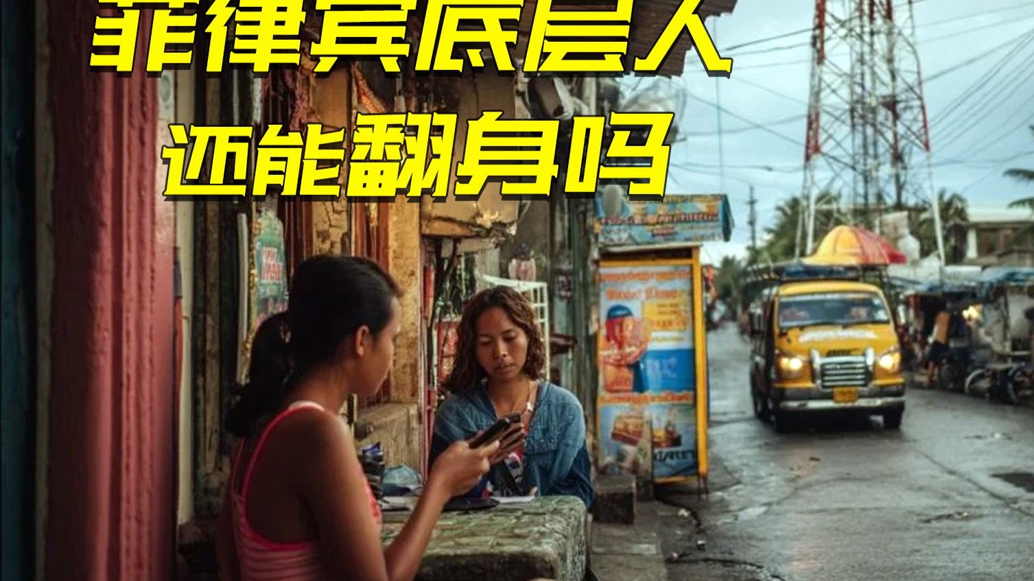 菲律宾底层人群还能翻身吗，垃圾堆里的鸡骨架成贫民窟美食，“浪