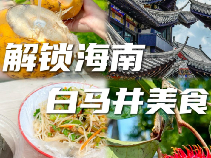 解锁海南白马井镇美食