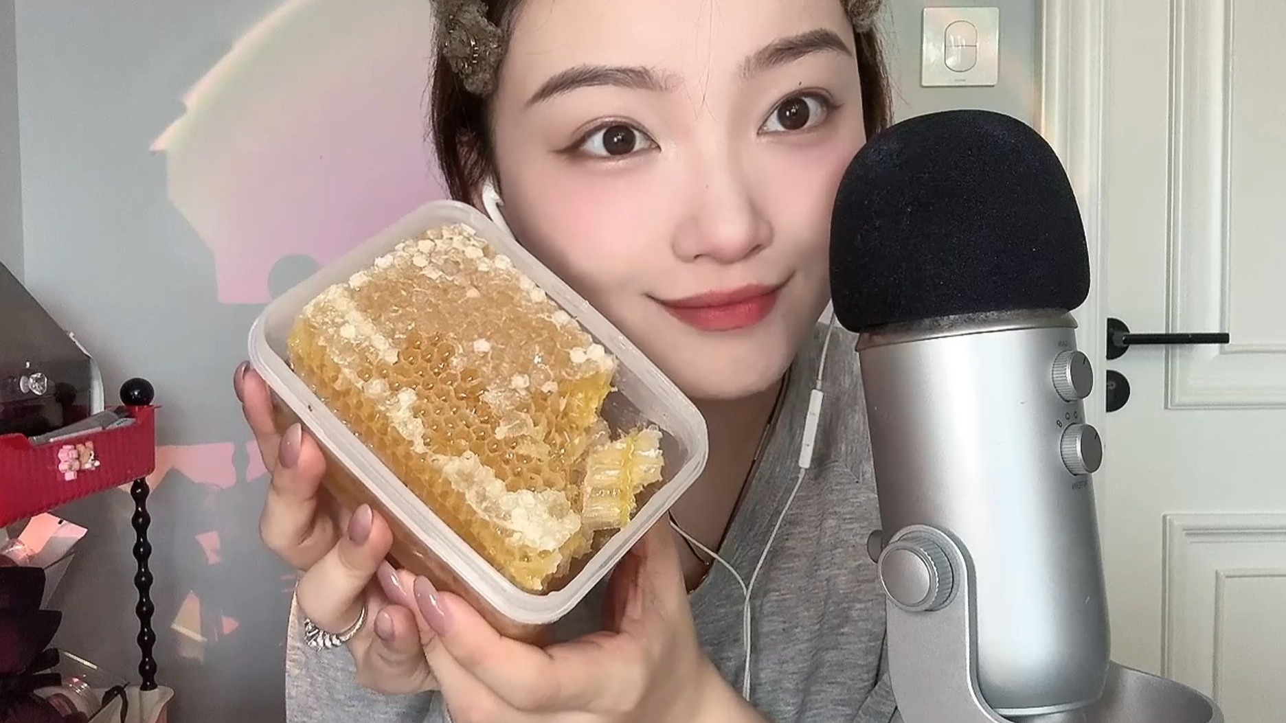 蜂巢蜜、牛板筋、软糖咀嚼音~ 原计划是一期长视频蜂巢蜜，但是