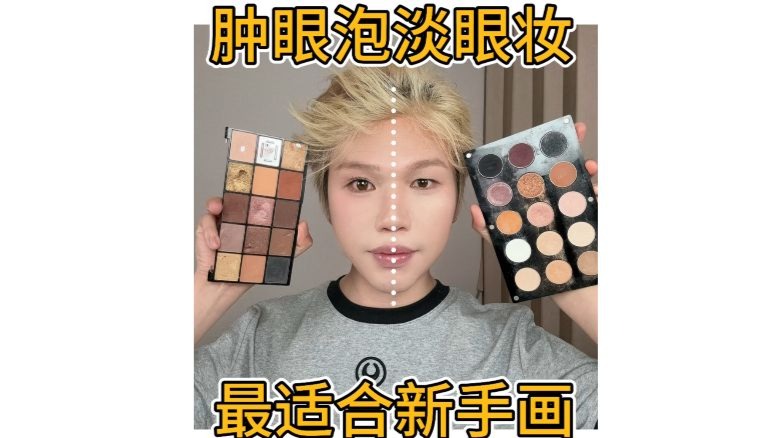 肿眼泡淡眼妆 最适合新手画