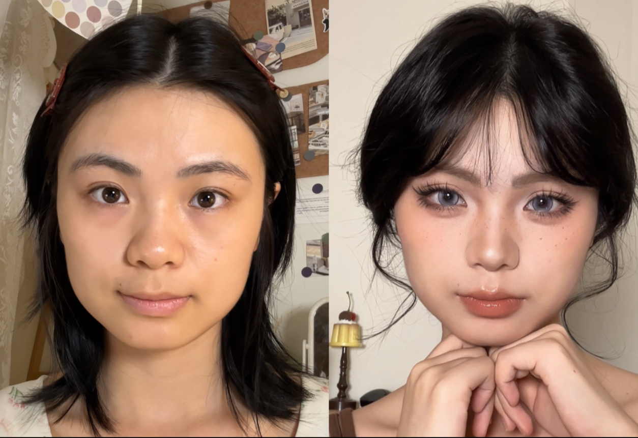 完全洋娃娃既视感！阔面方圆脸都去试试轻亚裔！