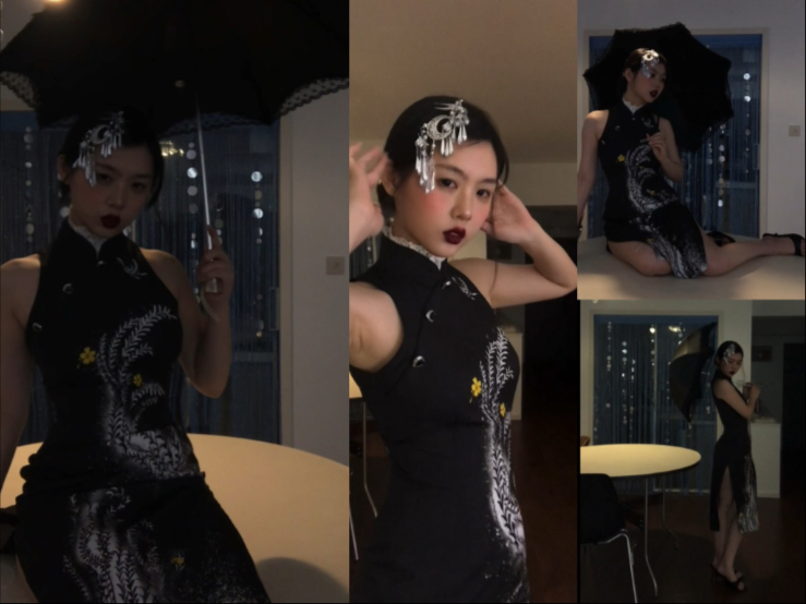 ootd*别落下那把黑伞