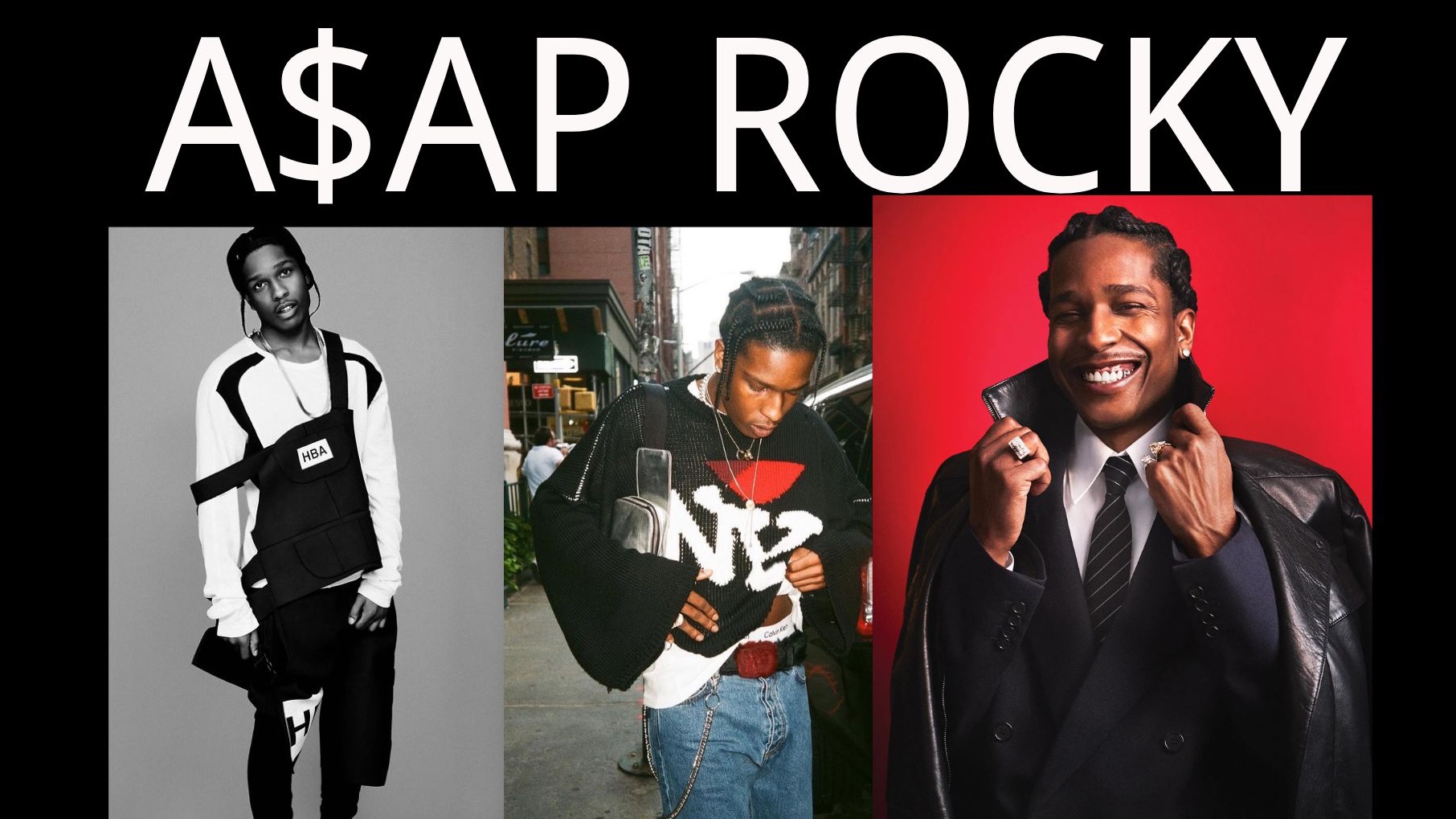 解读 || ASAP ROCKY的风格演变｜时尚的尽头是绅装？