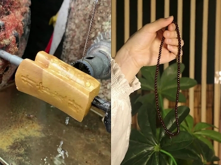 名称： 印度小叶紫檀颗小尺寸小叶紫檀手串