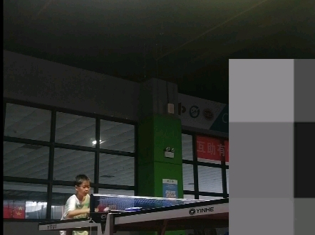 和同学打乒乓球的一天