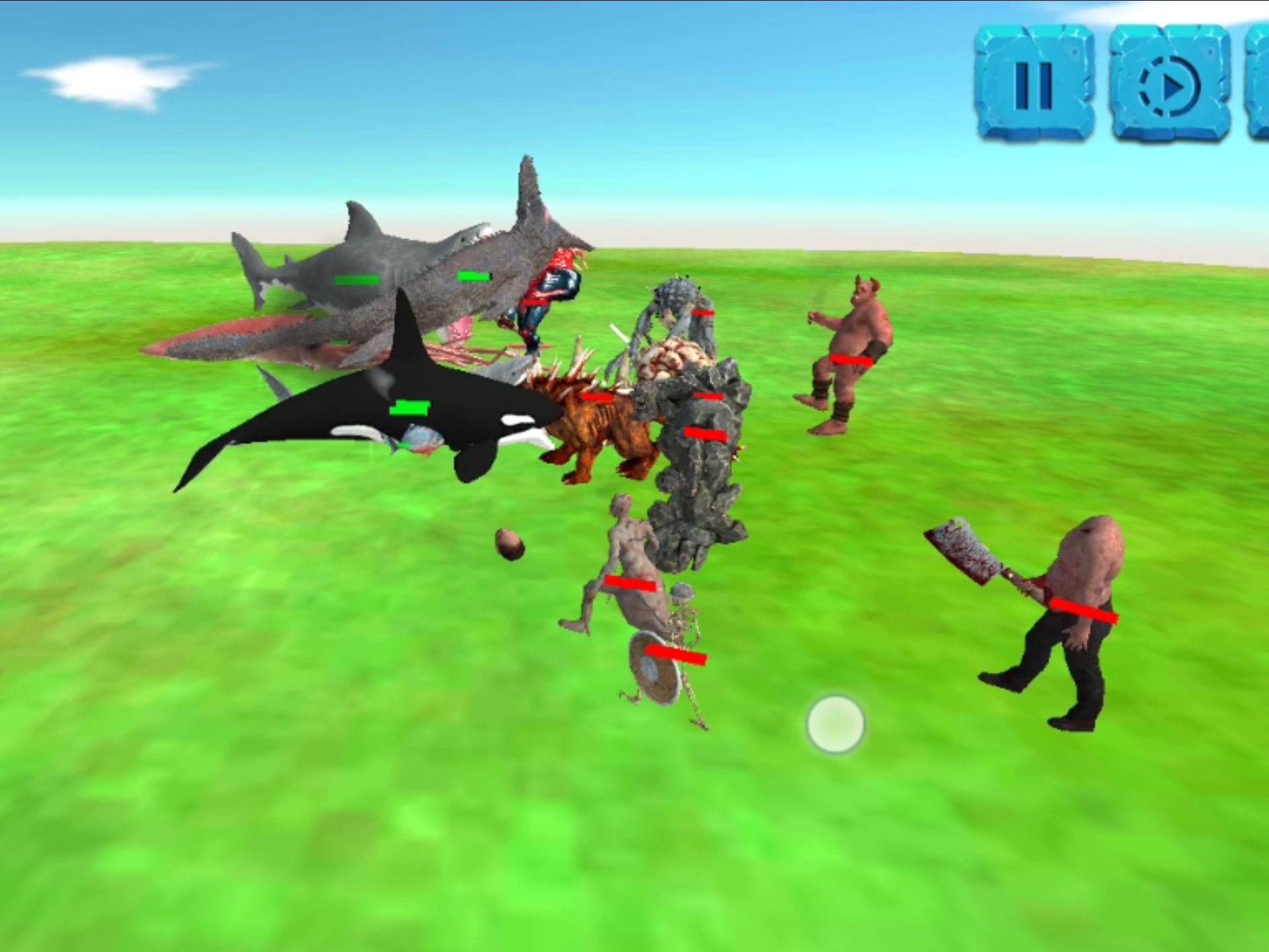 海洋VS地狱，动物战争模拟器