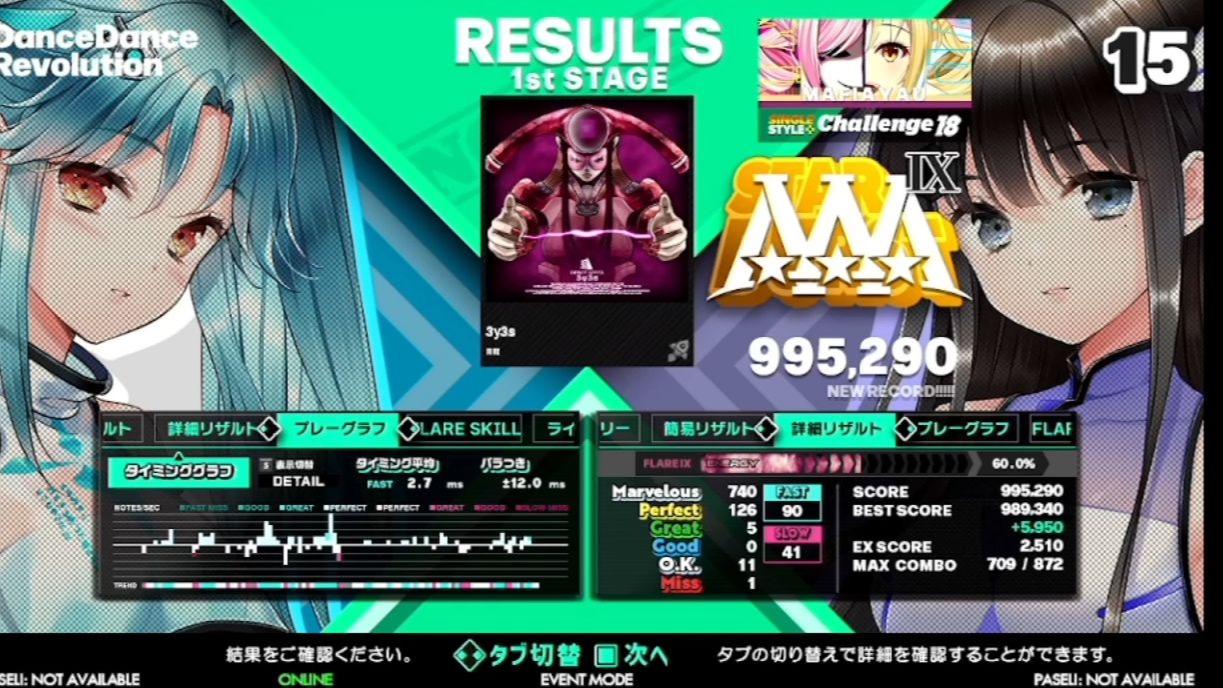 [DDR WORLD]3y3s CSP AAA