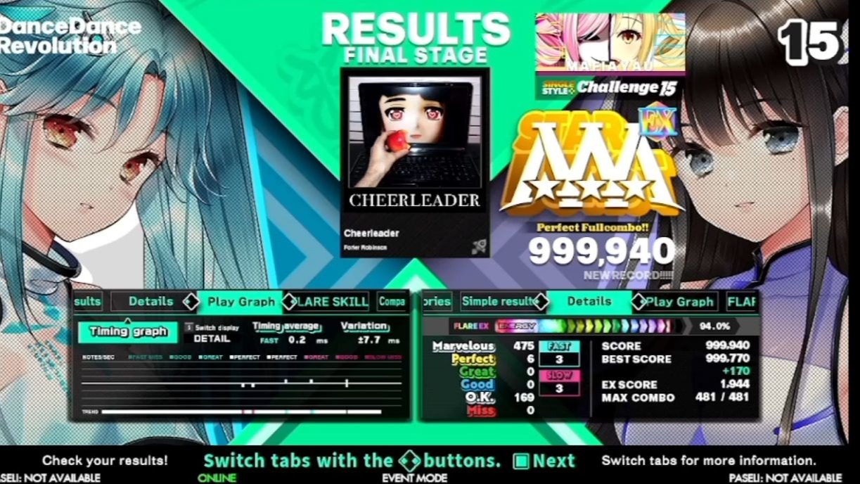[DDR WORLD]CHEERLEADER CSP PFC