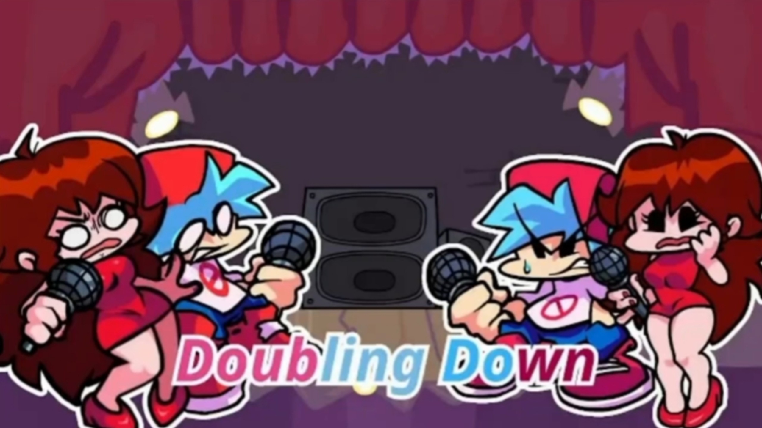 FNFThe NEW one VS the CLASSIC one?!(FNF Doubling Down bu