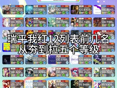 舞萌红12吃分推荐